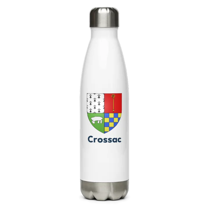 Gourde inox blason de Crossac