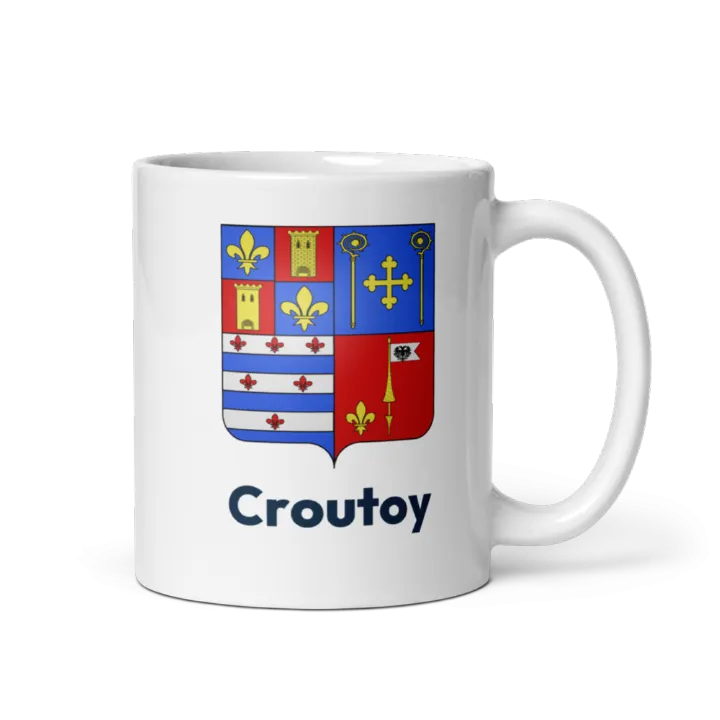 Mug blason de Croutoy