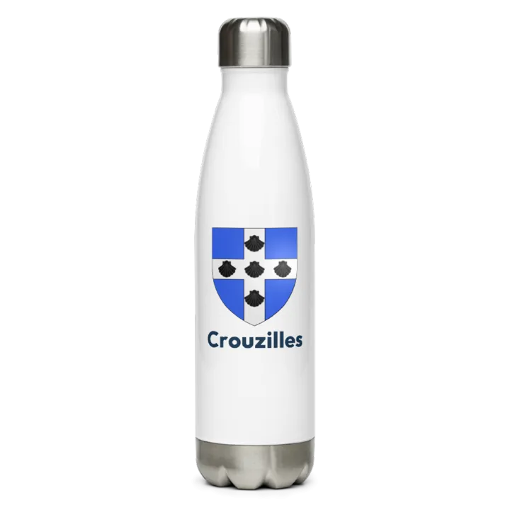 Gourde inox blason de Crouzilles