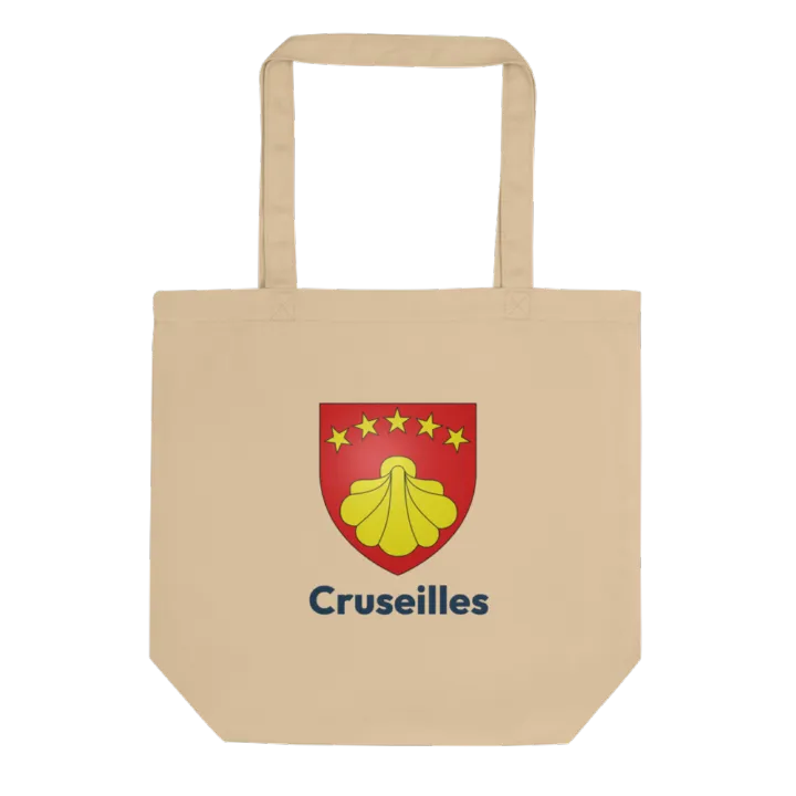 Tote bag coton bio — blason de Cruseilles