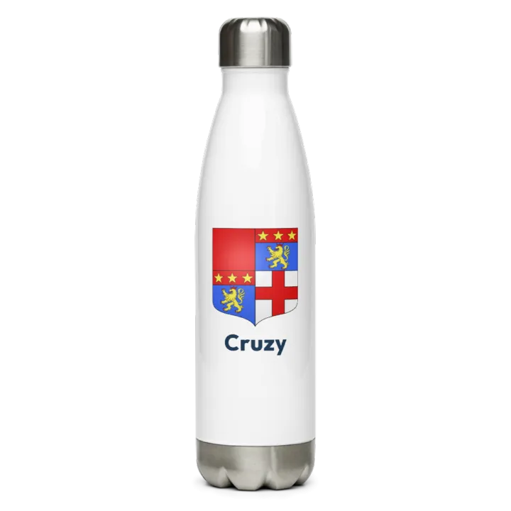 Gourde inox blason de Cruzy