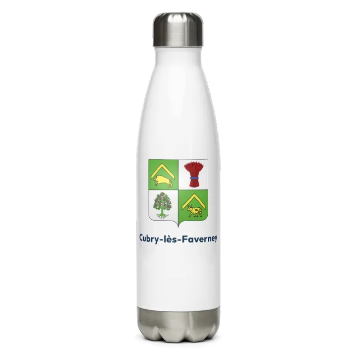 Gourde inox blason de Cubry-lès-Faverney