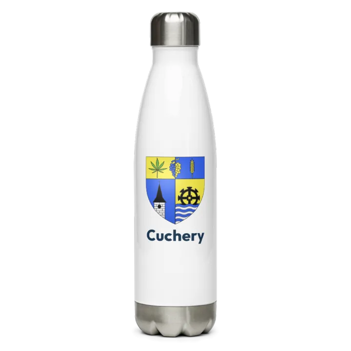 Gourde inox blason de Cuchery