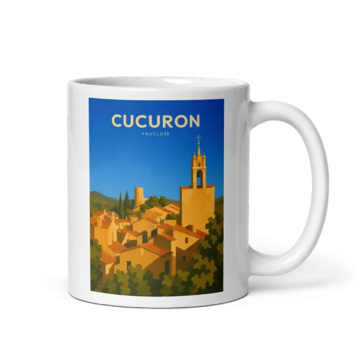 Mug — Cucuron et son clocher