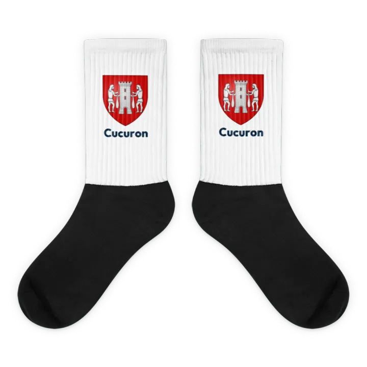 Chaussettes — blason de Cucuron