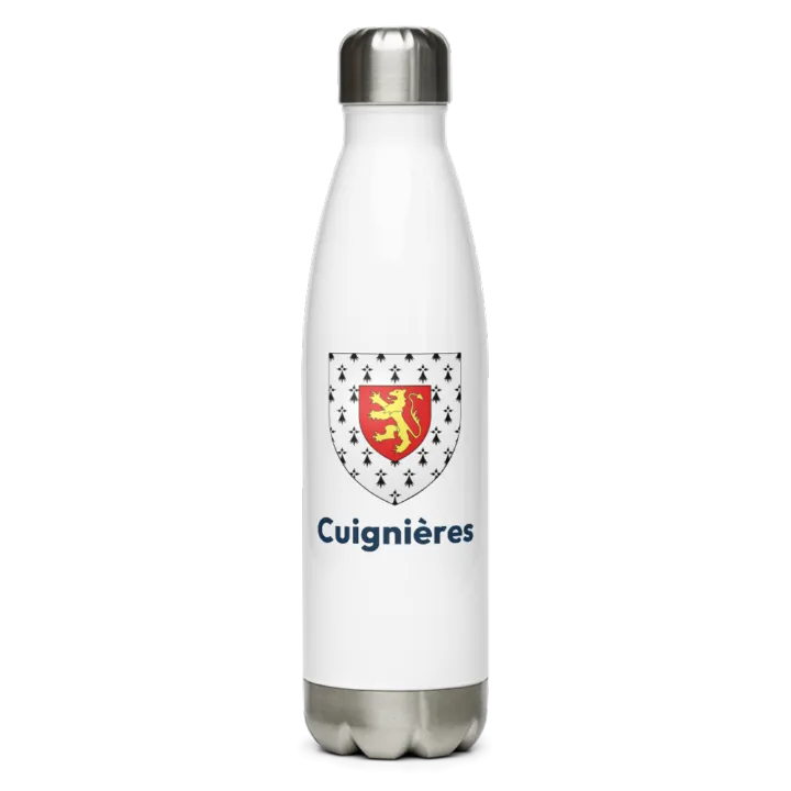 Gourde inox blason de Cuignières