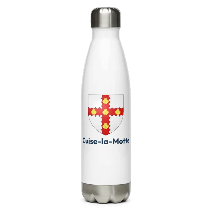 Gourde inox blason de Cuise-la-Motte