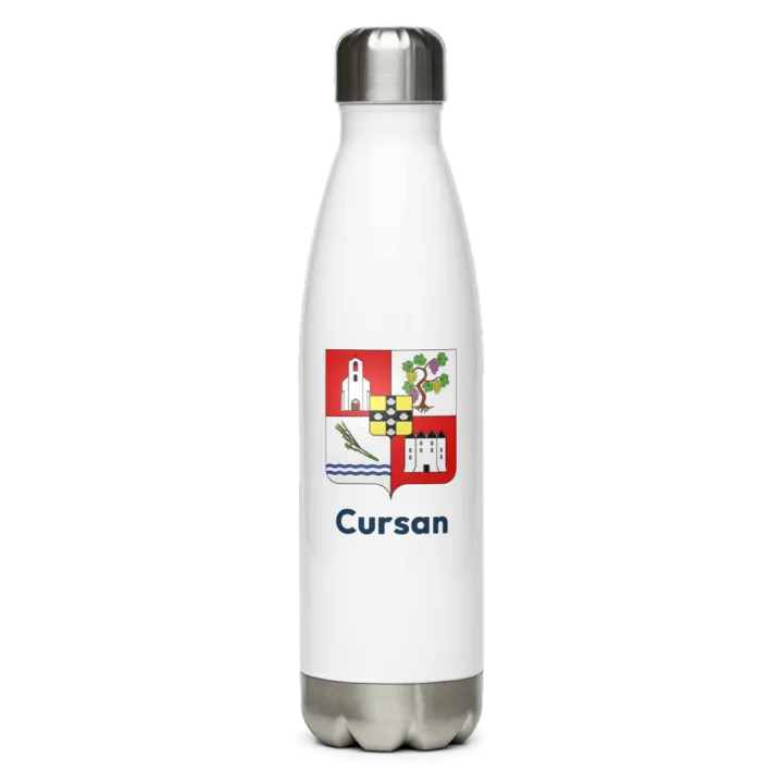 Gourde inox blason de Cursan