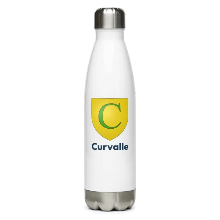 Gourde inox blason de Curvalle