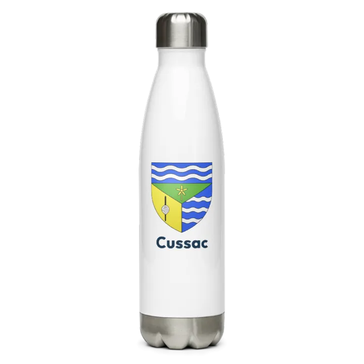 Gourde inox blason de Cussac