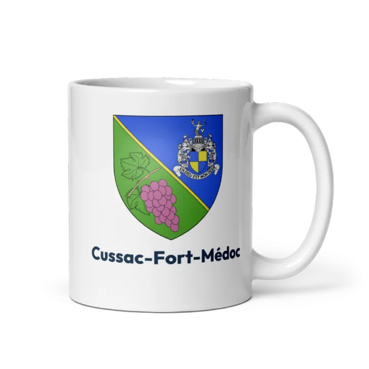 Mug blason de Cussac-Fort-Médoc