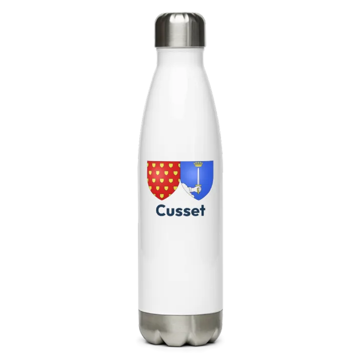 Gourde inox blason de Cusset