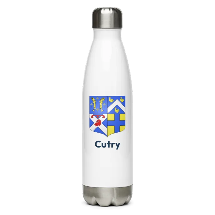Gourde inox blason de Cutry