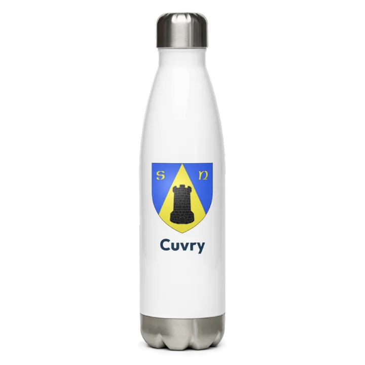 Gourde inox blason de Cuvry