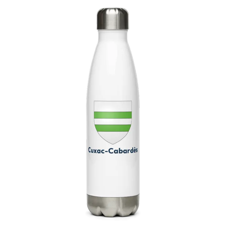 Gourde inox blason de Cuxac-Cabardès