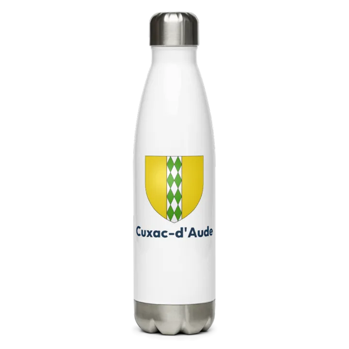 Gourde inox blason de Cuxac-d'Aude