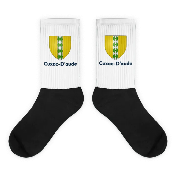 Chaussettes — blason de Cuxac-d'Aude