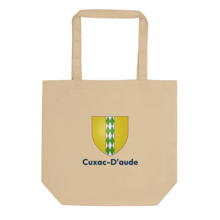 Tote bag coton bio — blason de Cuxac-d'Aude