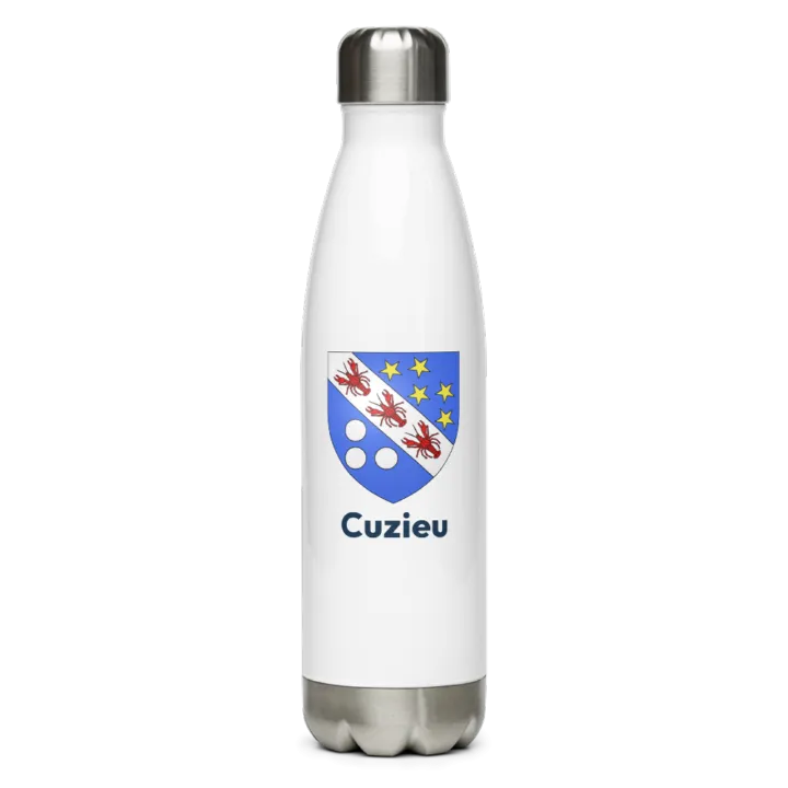 Gourde inox blason de Cuzieu