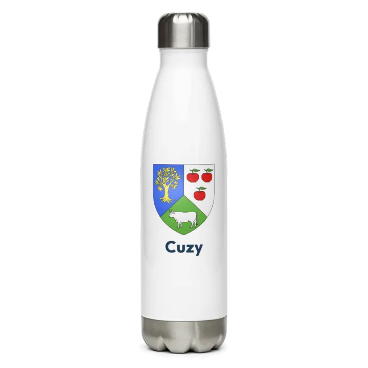Gourde inox blason de Cuzy