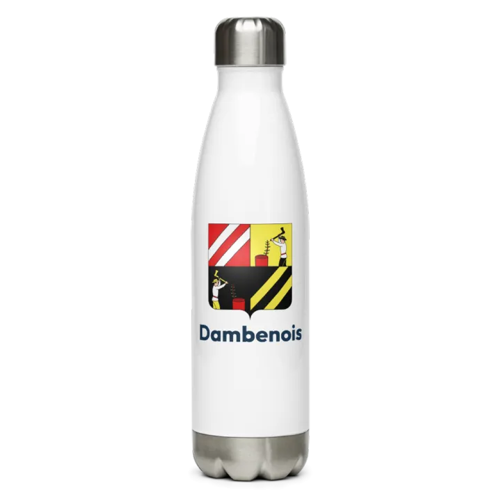 Gourde inox blason de Dambenois