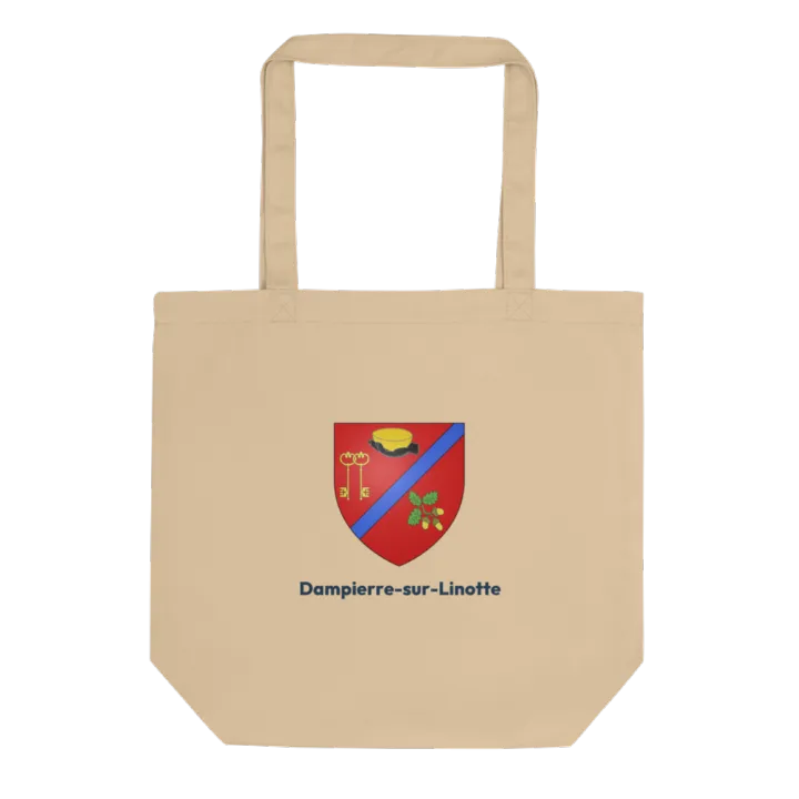 Tote bag coton bio — blason de Dampierre-sur-Linotte