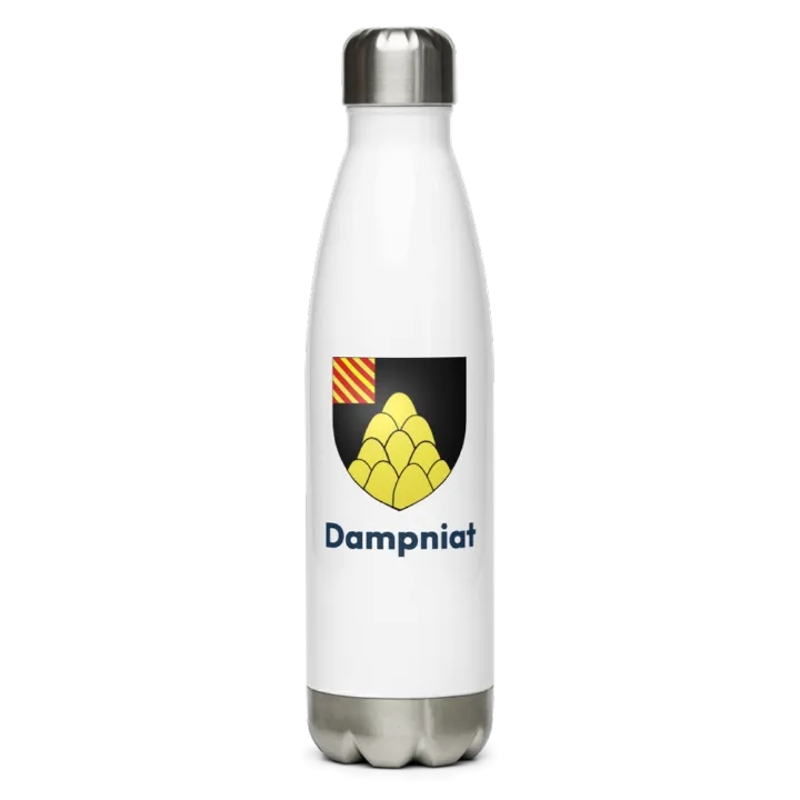 Gourde inox blason de Dampniat