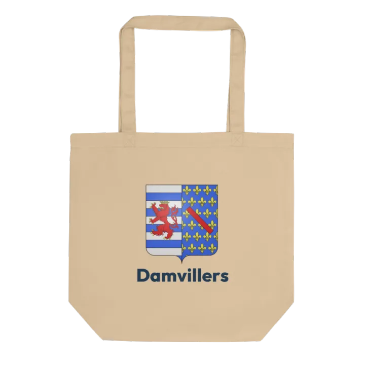 Tote bag coton bio — blason de Damvillers