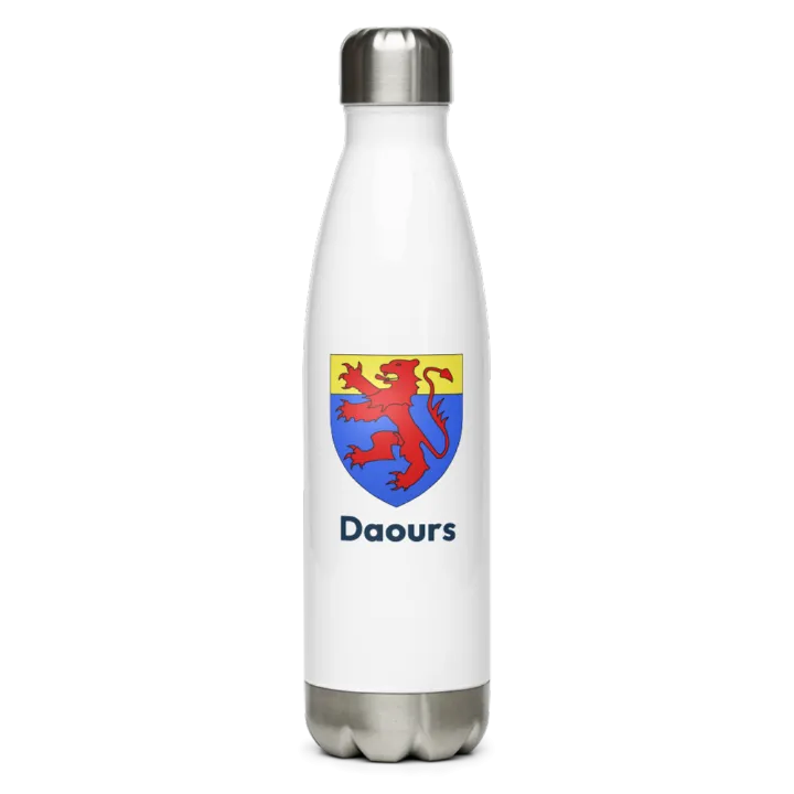 Gourde inox — blason de Daours