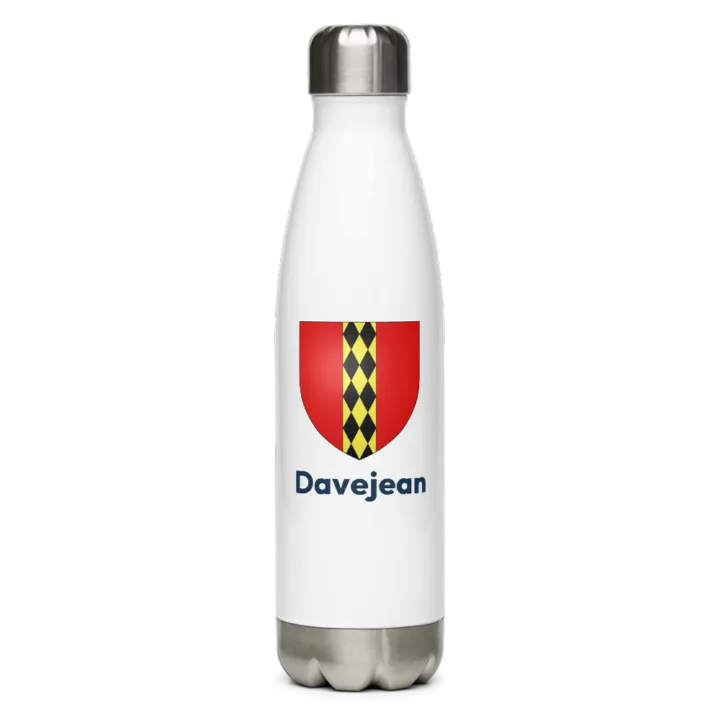 Gourde inox blason de Davejean