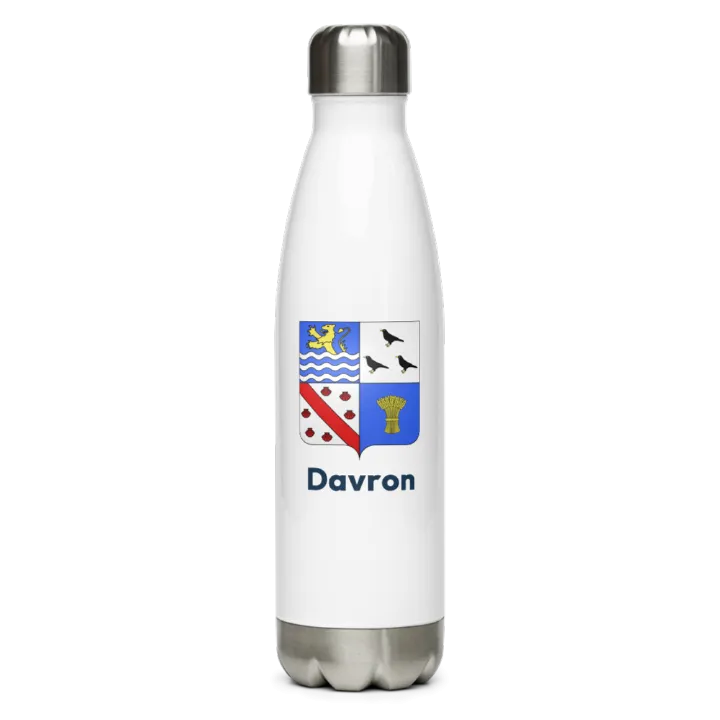Gourde inox blason de Davron