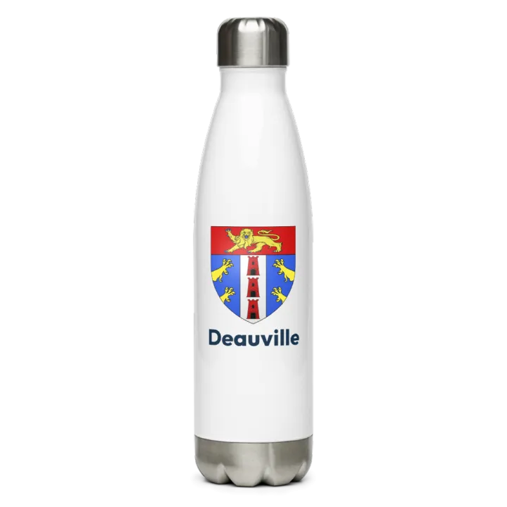 Gourde inox — blason de Deauville