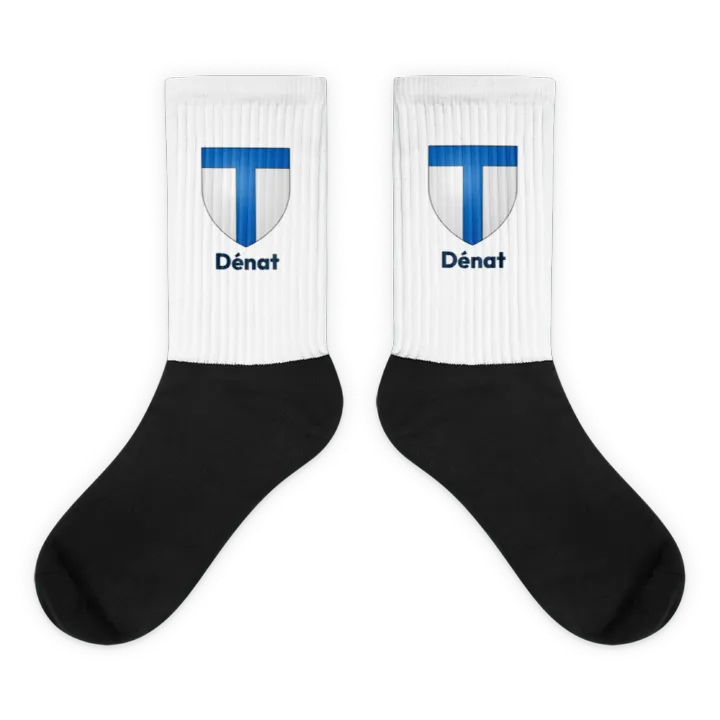 Chaussettes — blason de Dénat