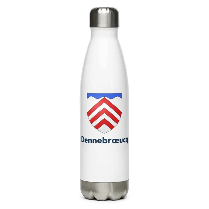 Gourde inox blason de Dennebrœucq
