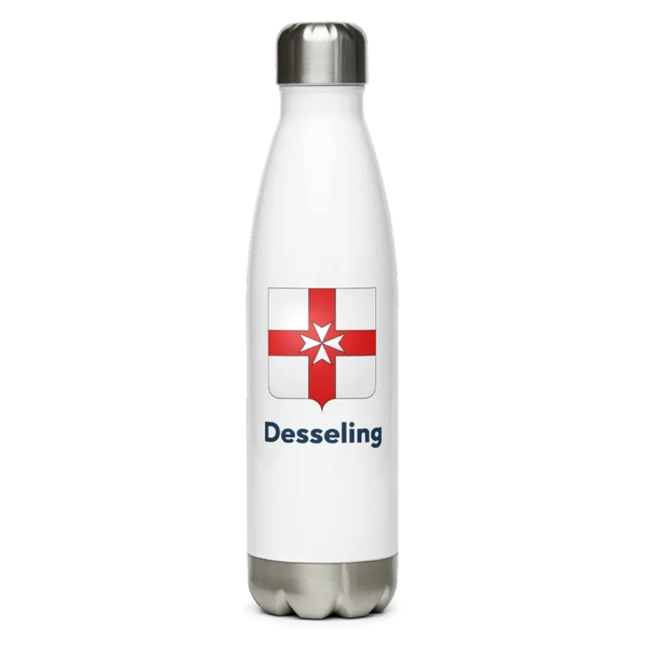 Gourde inox blason de Desseling
