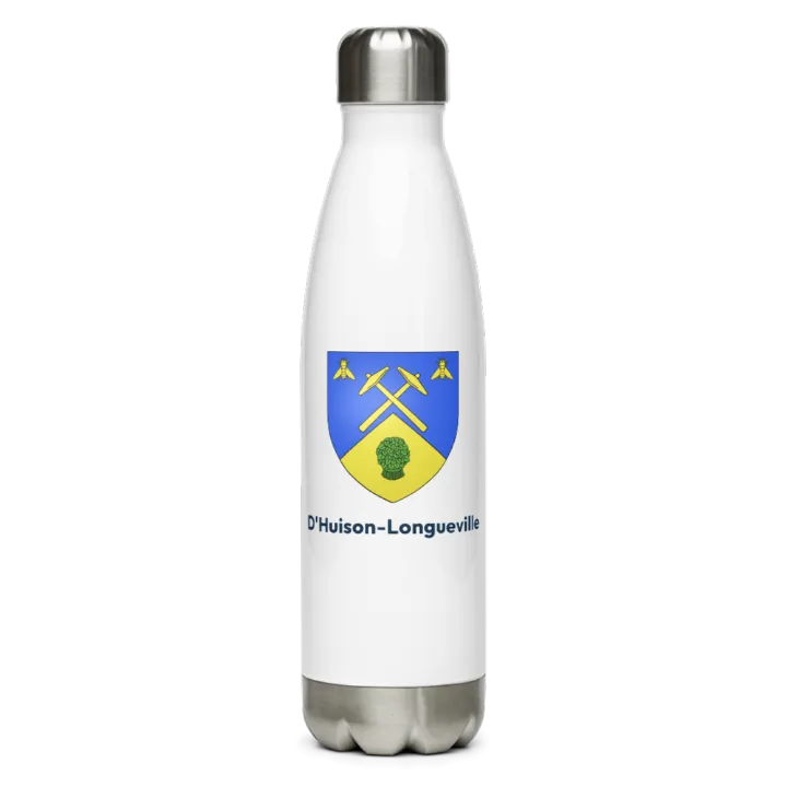 Gourde inox blason de D'Huison-Longueville