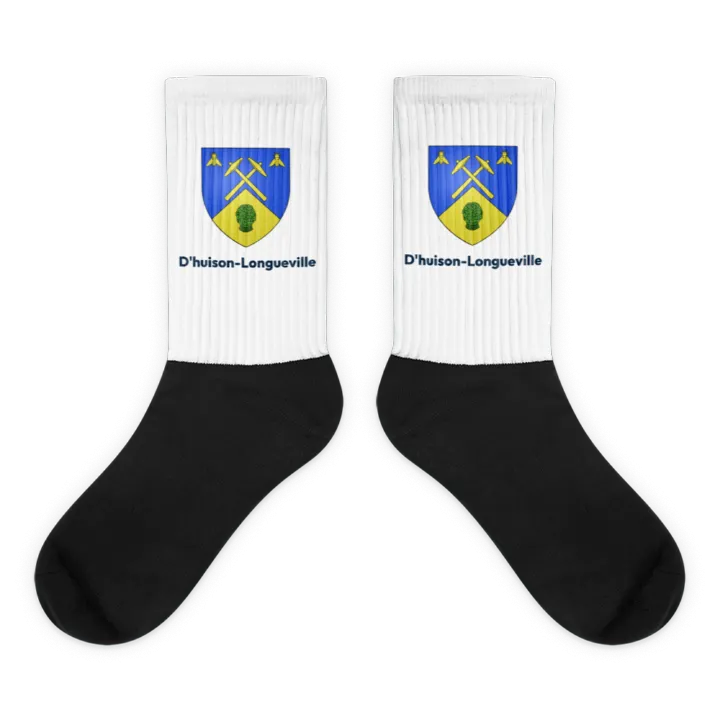 Chaussettes — blason de D'Huison-Longueville