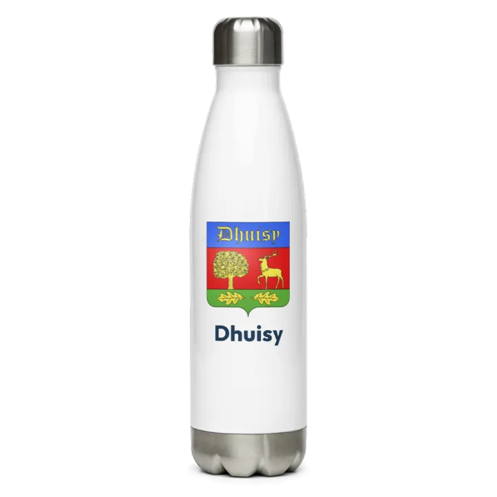 Gourde inox blason de Dhuisy