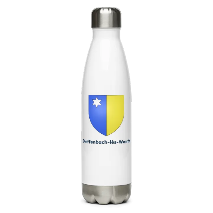 Gourde inox blason de Dieffenbach-lès-Wœrth