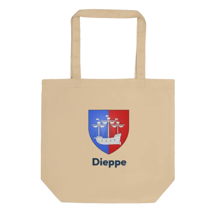 Tote bag coton bio — blason de Dieppe