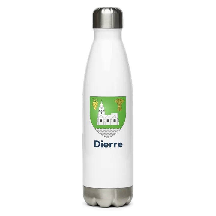 Gourde inox blason de Dierre
