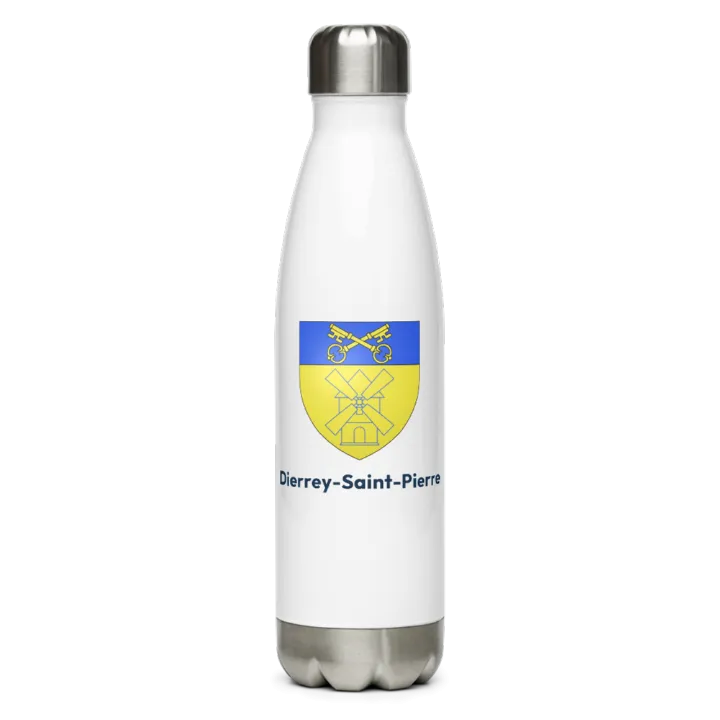 Gourde inox blason de Dierrey-Saint-Pierre
