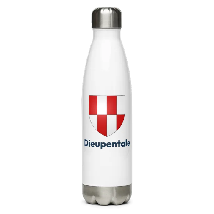 Gourde inox blason de Dieupentale