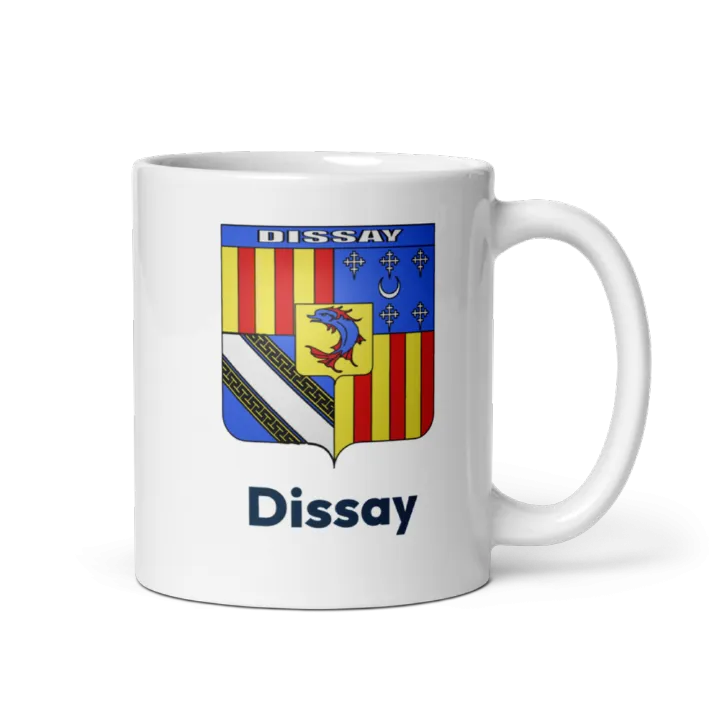 Mug blason de Dissay