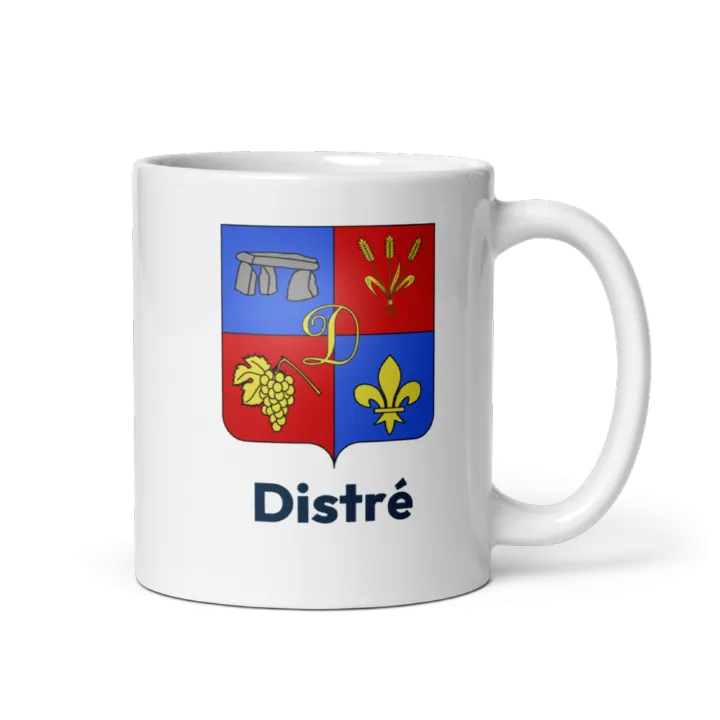 Mug blason de Distré