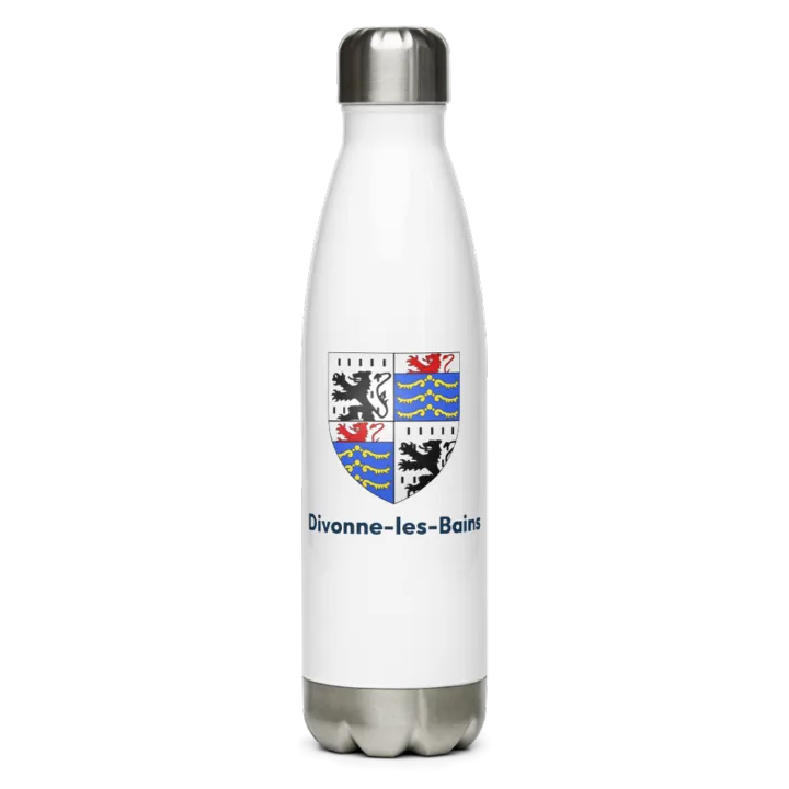 Gourde inox blason de Divonne-les-Bains