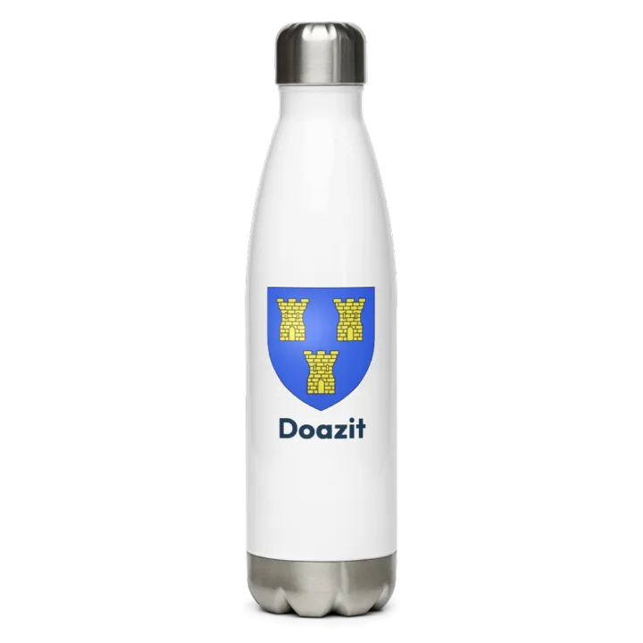 Gourde inox blason de Doazit