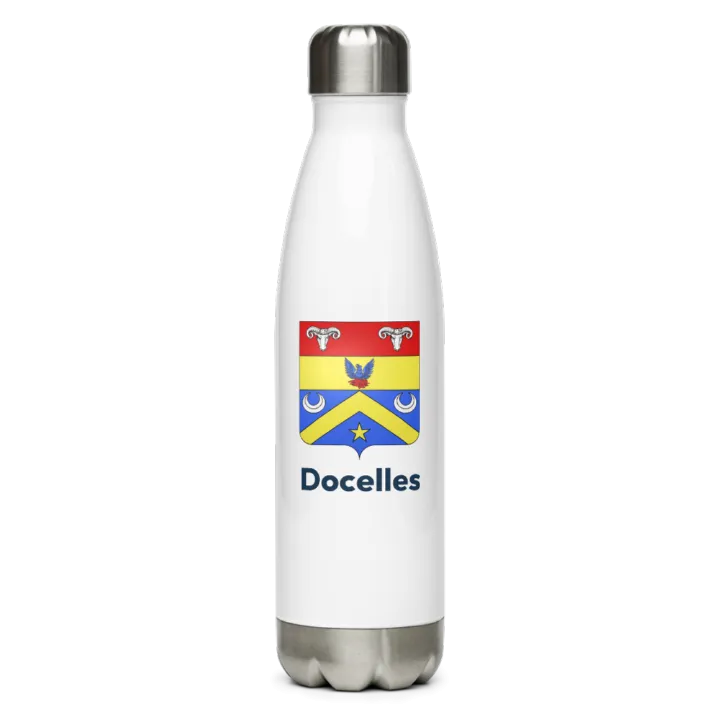 Gourde inox blason de Docelles