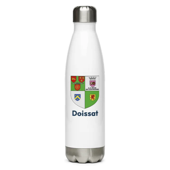 Gourde inox blason de Doissat