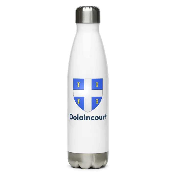 Gourde inox — blason de Dolaincourt